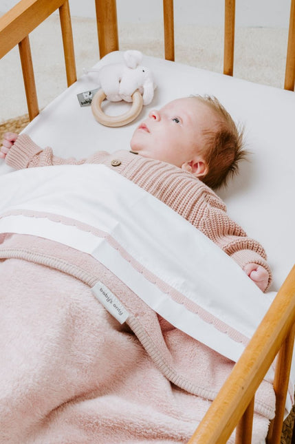 Coperta per il lettino Baby's Only Cozy rosa antico