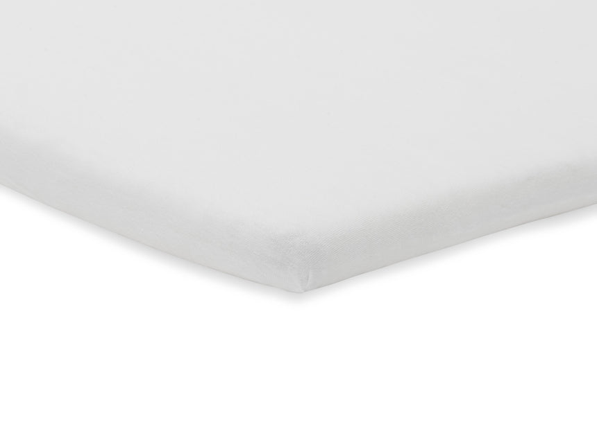 Jollein Lenzuolo a pieghe Jersey Bianco 40x90cm 2 pezzi