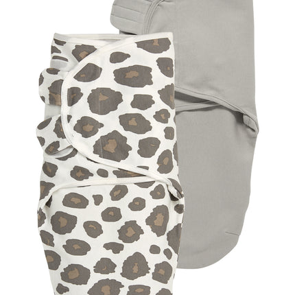 Meyco Swaddle Cloth Panther/Uni Grey 2 pezzi