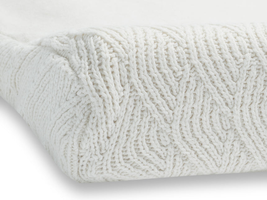 Jollein Coprifasciatoio River Knit Crema Bianco 50x70cm