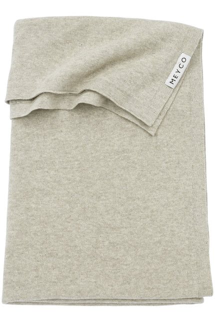 Meyco Culla Coperta in maglia Basic Sand Melange