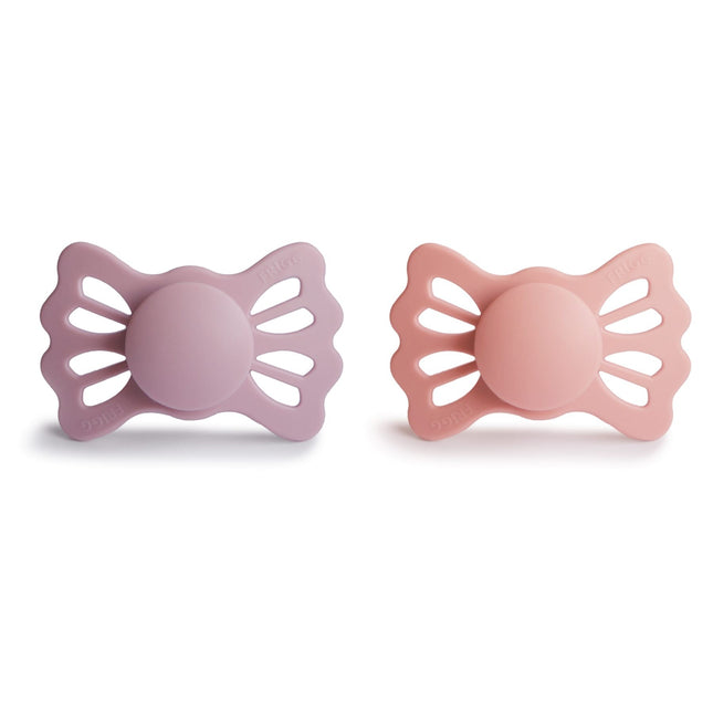 Ciuccio Frigg taglia 2 Lucky Pretty Peach/Primrose in silicone 2-Pack