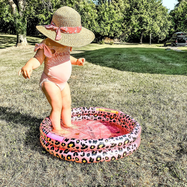 Swim Essentials Piscina Baby Panther Stampa Oro Rosa 60Cm