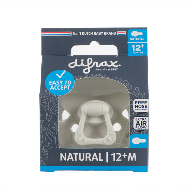 Ciuccio Difrax 12+ Uni Naturel Popcorn Creme