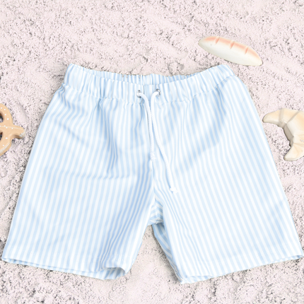 Swim Essentials - Pantaloni da bagno per bambini a strisce Azzurro