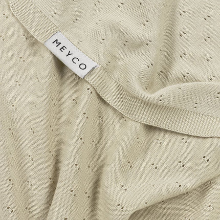 Meyco Coperta per lettino Bamboo Soft Sand 100X150cm