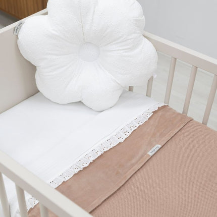 Lenzuola Baby's Only Calm White con volant