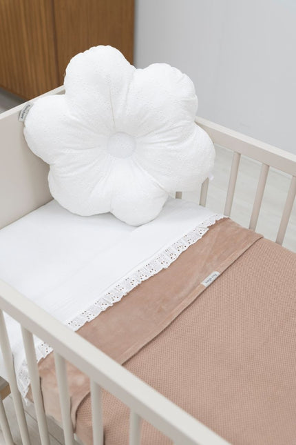 Lenzuola Baby's Only Calm White con volant