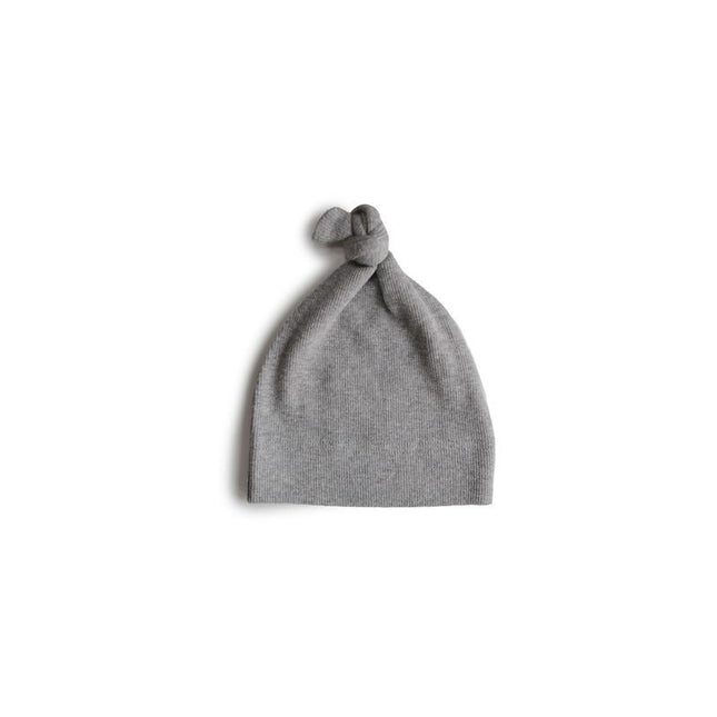 Cappello Mushie Baby Grigio Melange