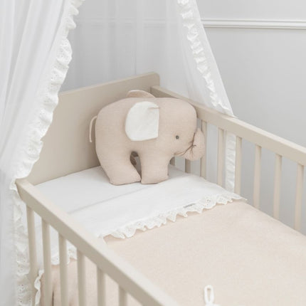 Lenzuola Baby's Only Calm White con volant