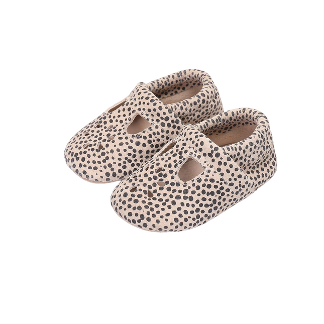 Baby Dutch Baby Shoes Juna in pelle scamosciata maculata