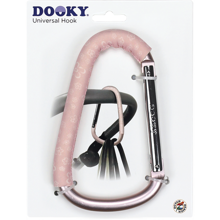 Borsa per carrozzina Dooky con gancio floreale rosa