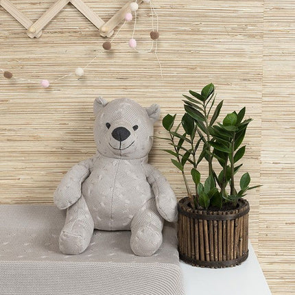 Baby's Only Cuddle Bear Cable Grey 35 cm