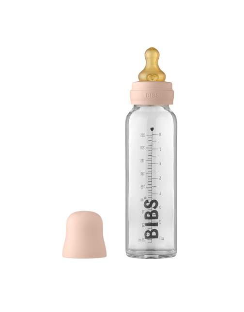 BIBS Bottiglia per bambini in vetro 225ml Blush