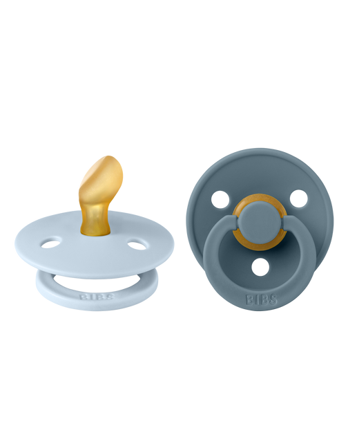 Tettarella BIBS Taglia 2 Anatomica in lattice per neonati Blu/Petrolio 2 pezzi
