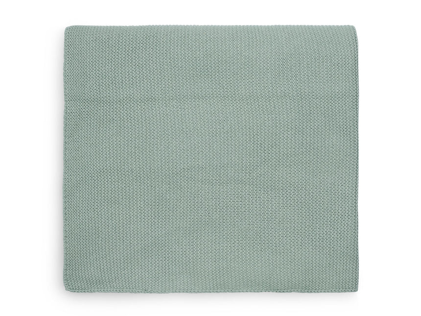 Coperta da letto Jollein Basic Knit Verde Foresta 100x150cm