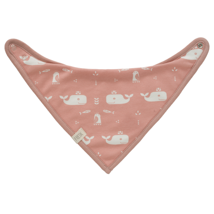 Bavaglino Fresk Bandana Balena Mellow Rose