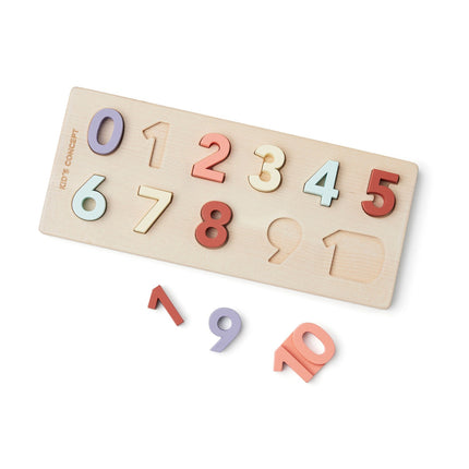 Puzzle concettuale per bambini Numeri da 1 a 10