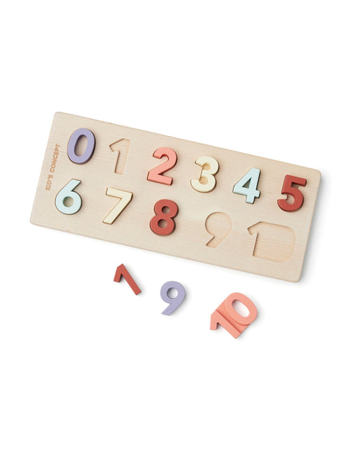 Puzzle concettuale per bambini Numeri da 1 a 10