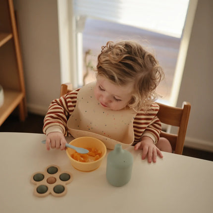 Mushie Baby Bowl Silicone Pale Daffodil