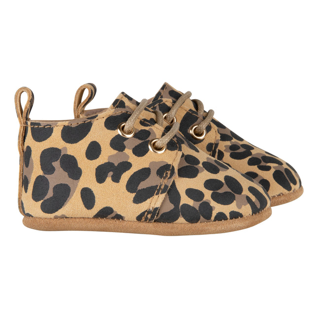 Baby Dutch Scarpe da bambino con lacci Leopardo