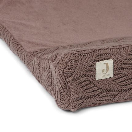 Jollein Coprifasciatoio Spring Knit Chestnut 50x70cm