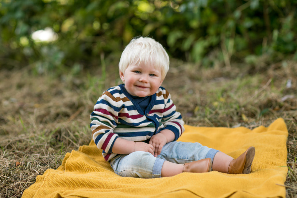 Baby Dutch Scarpe da bambino solide Cognac