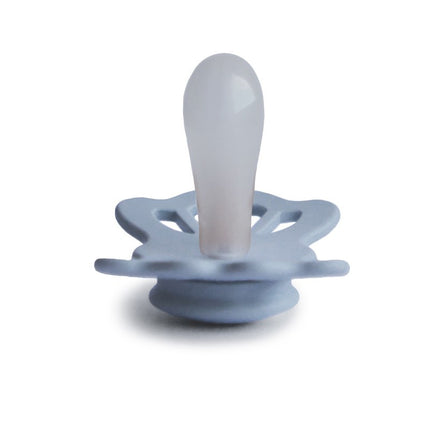 Tettarella Frigg Taglia 1 Lucky Simmetrica in silicone blu polvere