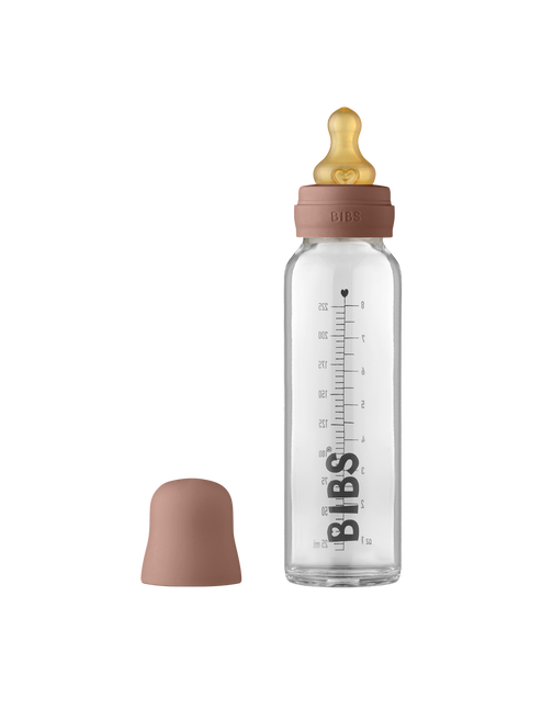 BIBS Bottiglia per bambini in vetro 225ml Woodchuck