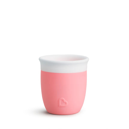 Tazza Munchkin in silicone rosa