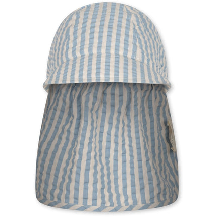 Konges Slojd Cappello da sole Baby Ace Brim Gots Glacier Stripe