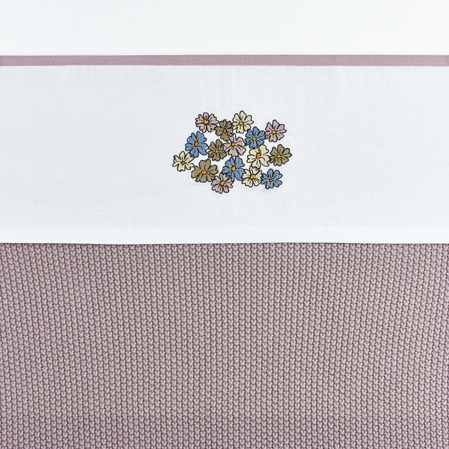 Meyco Lenzuolo per rete da letto Vintage Flower Lilac