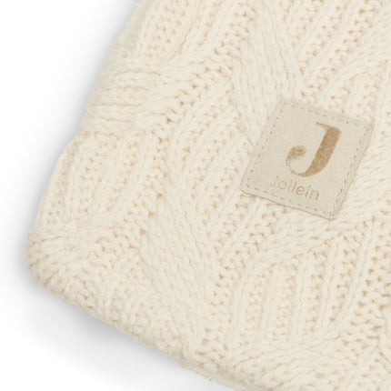 Coperta da letto Jollein Spring Knit Ivory 100x150cm