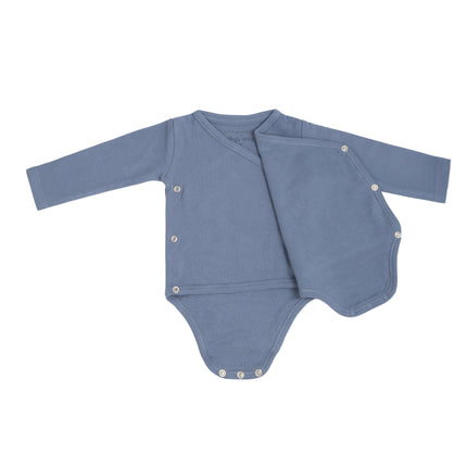 Pagliaccetto Only Baby a maniche lunghe in puro blu vintage