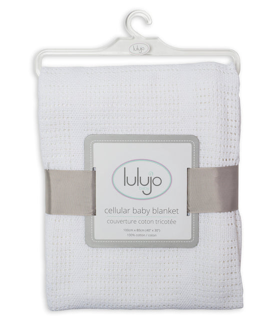 Lulujo Culla Coperta Cellulare Bianco