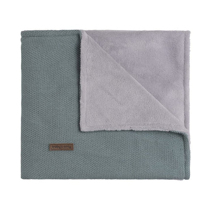 Coperta per culla Baby's Only Teddy Classic Stonegreen