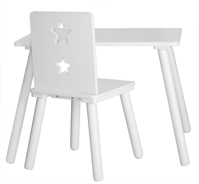 Kid's Concept Tavolo stella - bianco 45x58x40 cm Kids Concept