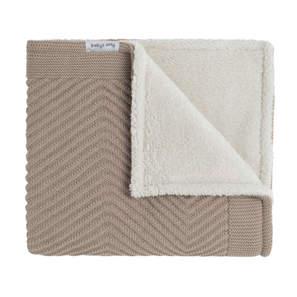 Coperta per culla solo per bambini Teddy Grace Beige