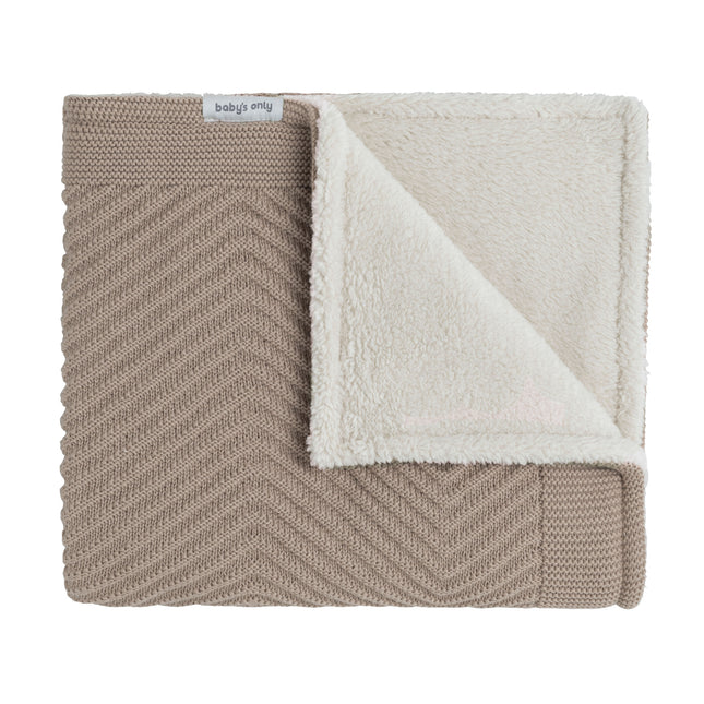 Coperta per culla solo per bambini Teddy Grace Beige