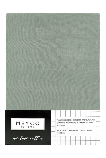 Meyco Coprifasciatoio Basic Jersey Verde Pietra