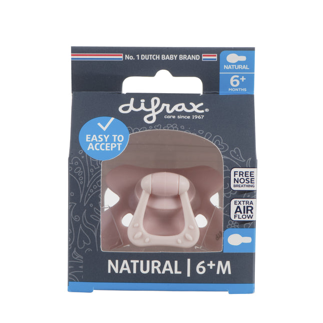 Succhietto Difrax 6+ Uni Natural Blossom Pink