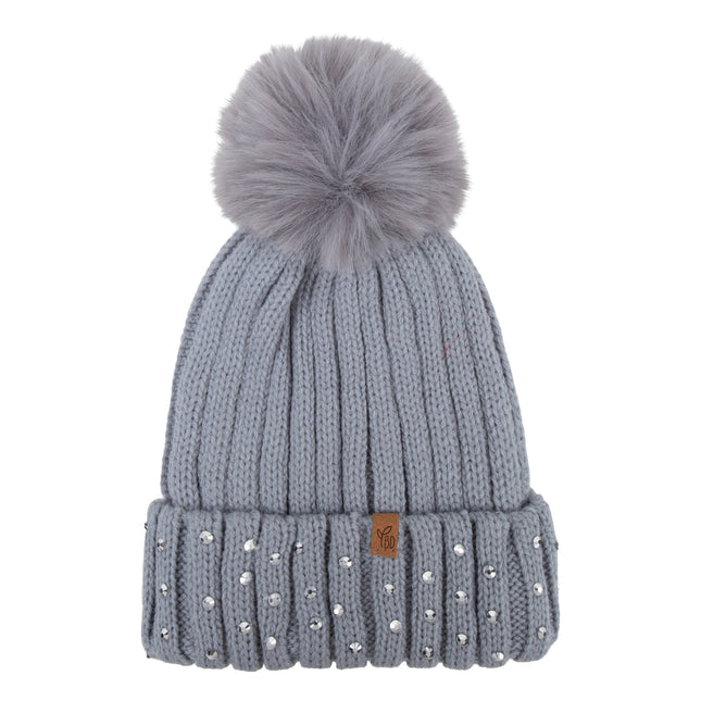 Cappello da neonato Baby Dutch grigio glitterato