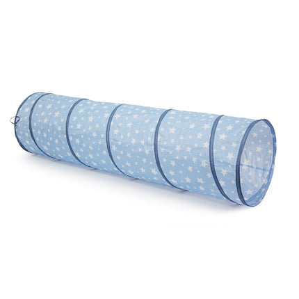 Tunnel per bambini Star Blu 46x180