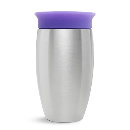 Tazza per bere Munchkin Miracle Sippy Cup Viola in acciaio inox