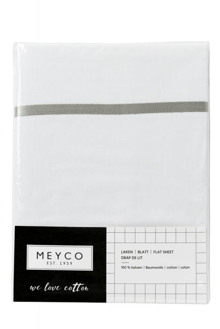 Meyco Cradle Sheet Piping Grigio