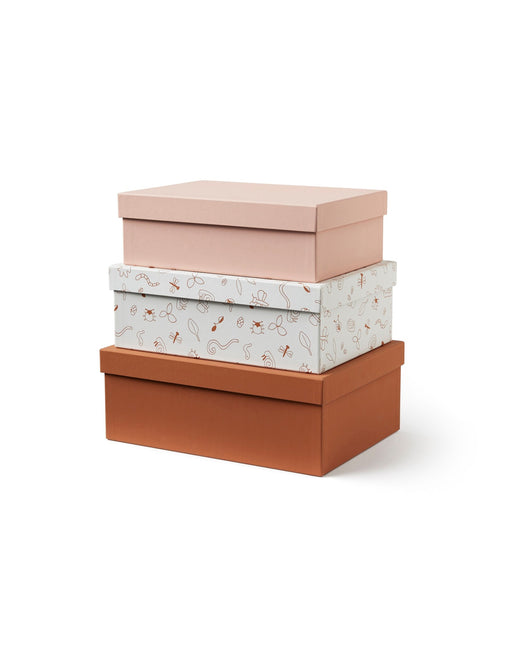 Set di 3 vassoi portaoggetti Kid's Concept Rosa