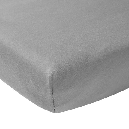 Meyco Lenzuolo a pieghe Jersey 70X140/150 Grigio