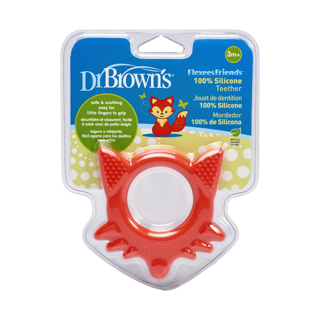 Il dott. Anello da dentizione Brown's Flexees fox red