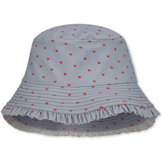 Konges Slojd Cappello da sole Baby Du Coeur Glacier