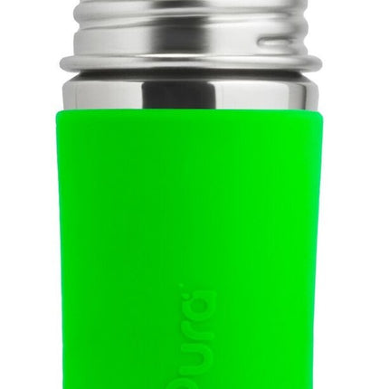 Biberon Pura in acciaio inox 325 ml Set verde 4 pezzi